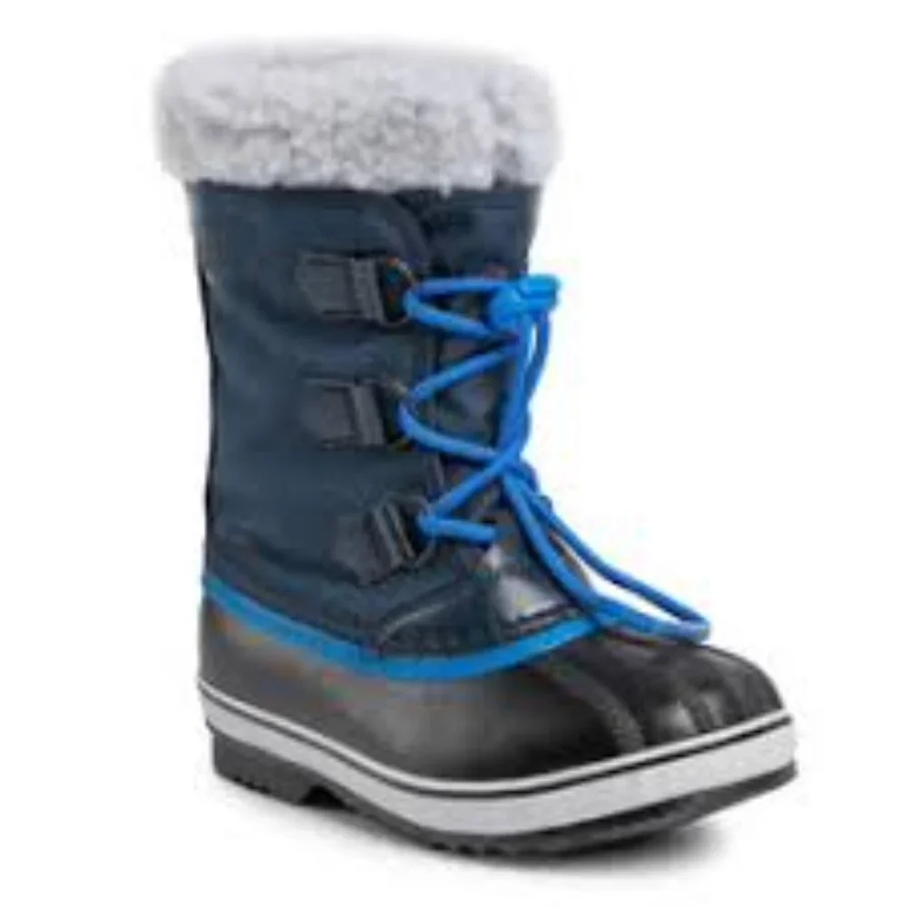 Sorel Girl's Navy Black Yoot Pac Nylon‎ NY1962-465 Mid-Calf Winter Snow Boot 4